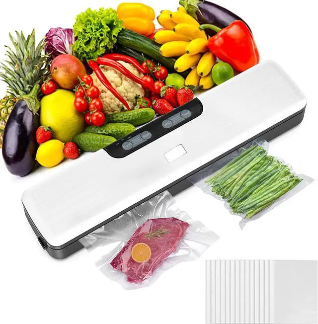 Alt view image 6 of 7 - Vacuum Sealer Machine,  Lightweight Food Vacuum Sealer Compact Machine for Food Preservation, Automatic Food Sealer Saver Vacuum Machine Easy to Use, Clean and Storage for Home Kitchen (Silver)