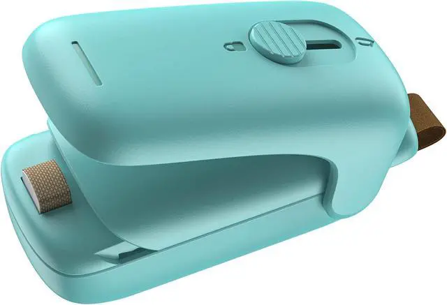 Main image of Mini Bag Sealer,Handheld Heat Vacuum Sealer,Cutter with Lanyard and 2 in 1 Heat Sealer,Portable Bag Resealer Machine for Plastic Bags Food Storage Snacks Freshness (Blue)