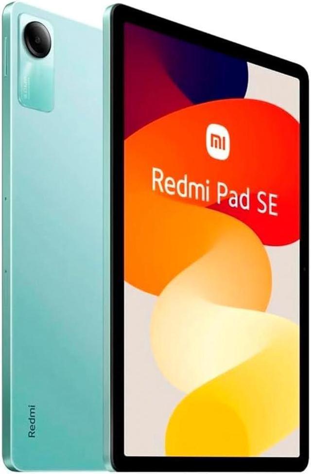 Xiaomi Redmi Pad SE Only WiFi 11 Octa Core 4 Speakers Global ROM Dolby  Atmos 8000mAh Bluetooth 5.3 8MP + (33w Dual USB Fast Car Charger Bundle)  (Mint Greeen Global, 256GB + 8GB) 