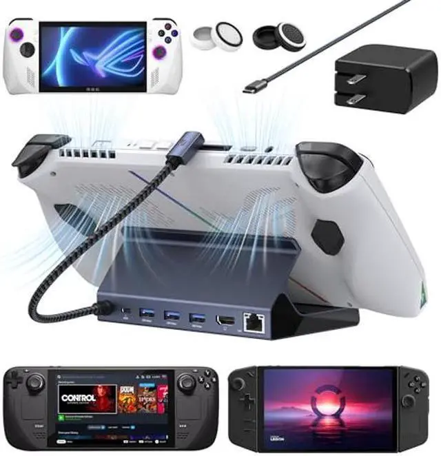 その他 iVANKY ROG Ally/Legion Go/Steam Deck iVANKY ROG Ally/Legion Go/Steam Deck Dock with 65W PD