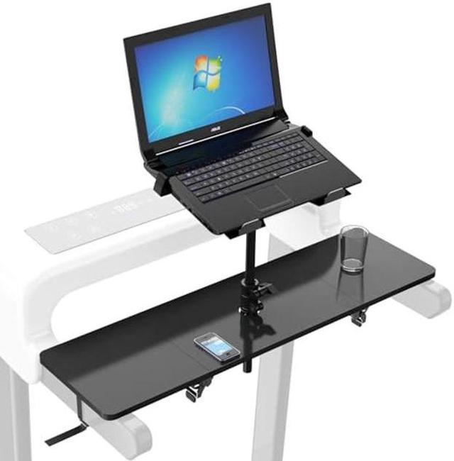 Laptop stand for online treadmill