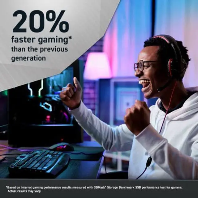 Alt view image 5 of 5 - Crucial T700 2TB Gen5 NVMe M.2 SSD - Up to 12,400 MB/s - DirectStorage Enabled - CT2000T700SSD3 - Gaming, Photography, Video Editing & Design - Internal Solid State Drive