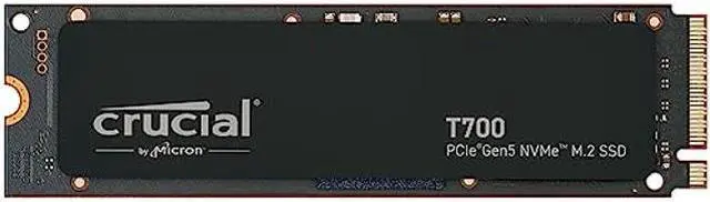 Main image of Crucial T700 1TB Gen5 NVMe M.2 SSD - Up to 11,700 MB/s - DirectStorage Enabled - CT1000T700SSD3 - Gaming, Photography, Video Editing & Design - Internal Solid State Drive