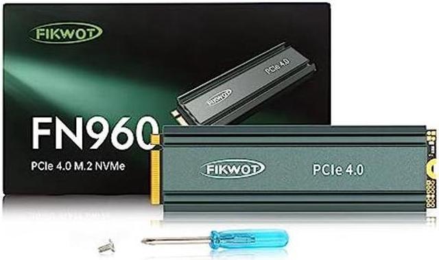  Fikwot FN970 1TB M.2 2280 PCIe Gen4 x4 NVMe 1.4 Internal Solid  State Drive with Heatsink - Speeds up to 7,400MB/s, Configure DRAM Cache,  Compatible PS5 Internal SSD : Electronics