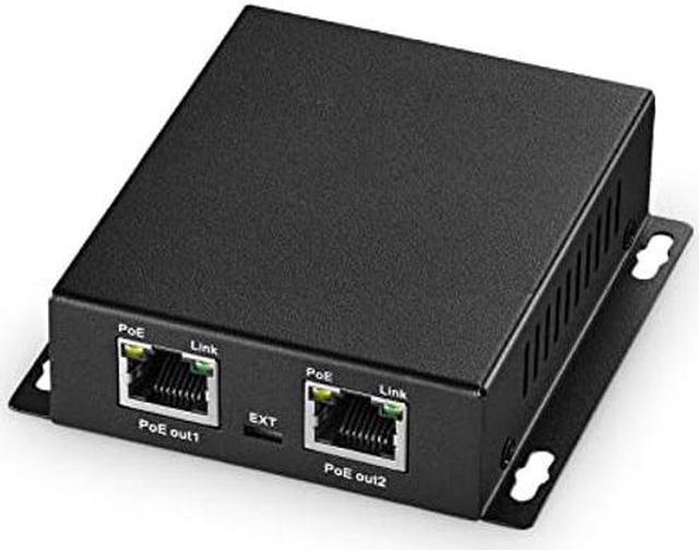 3 Port GigE PoE Switch/Extender, 802.3at PoE,60W