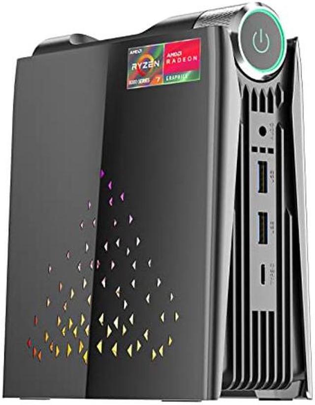  KAMRUI Ryzen Mini PC Gaming,32GB DDR5 Dual Channel 512GB SSD  Mini Computer Tower with AMD Ryzen 7 7735HS, Small Desktop Computers  Support 4K Triple Screen,RGB Lights,WiFi6,BT5.2,Type C : Electronics