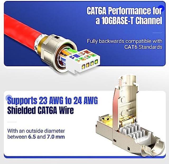 Cat.6A STP Large Diameter Modular Plug, Advanced Modular Plug Solutions  for Critical Network Applications