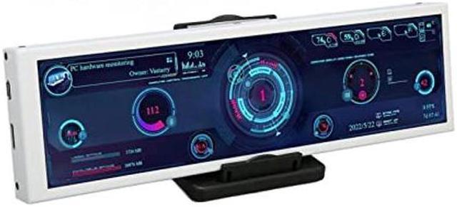 Zopsc 8.8 Inch Computer Temp Monitor, 8.8 Inch IPS USB Mini Screen