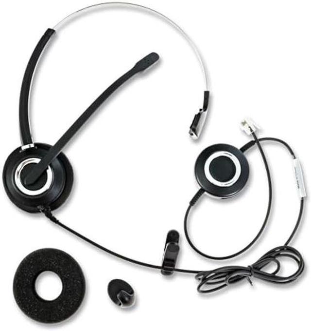 Telephone headset for online landline