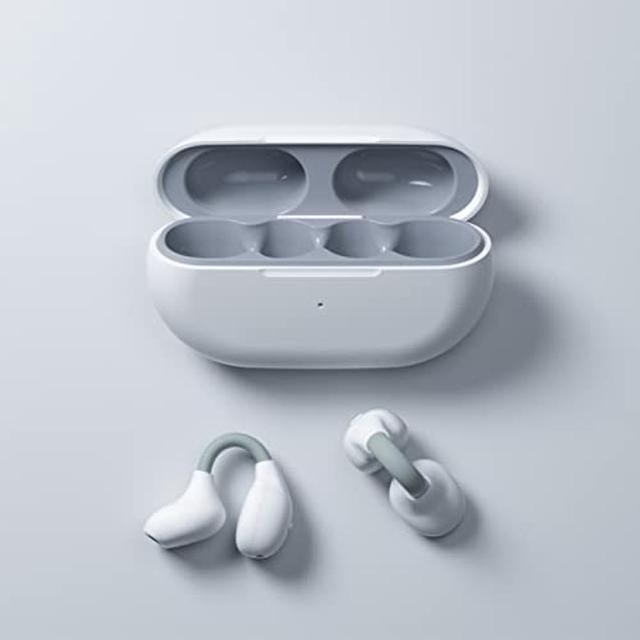Mosonnytee Open Ear Headphones Bluetooth Clip on Earbuds for