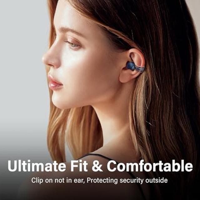 Mosonnytee Open Ear Headphones Wireless Bluetooth Clip on Wireless