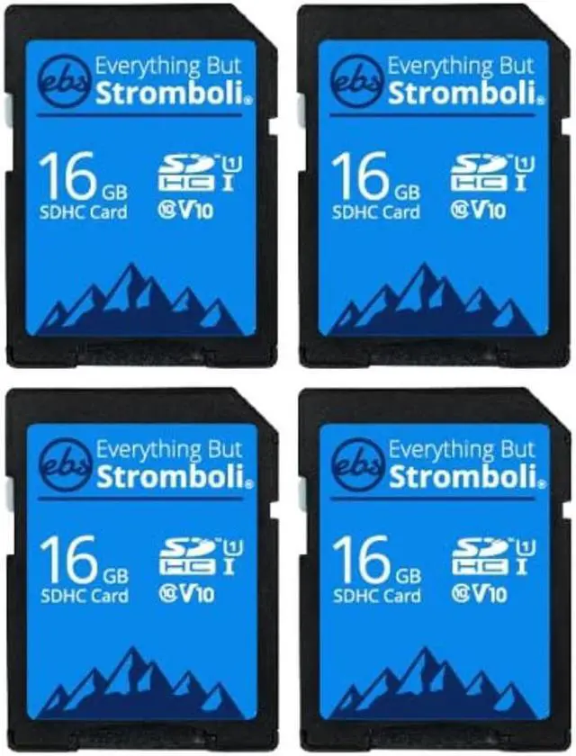 Main image of Everything But Stromboli 4 Pack 16GB SD Card for Browning Trail Camera Dark Ops, Recon Force, Defender, Spec Ops, Patriot, Strike Force Game Cam Memory Cards