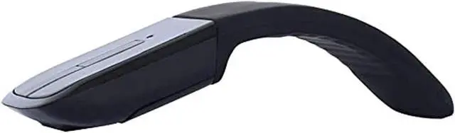 Main image of WUDEMWWFE Bluetooth Arc Touch Mouse Slim Mini Wireless Curved Computer Mouse Folding Optical Mice Portable Foldable Mouse for Laptop PC iPad MacBook Tablet Smart Phone - Black