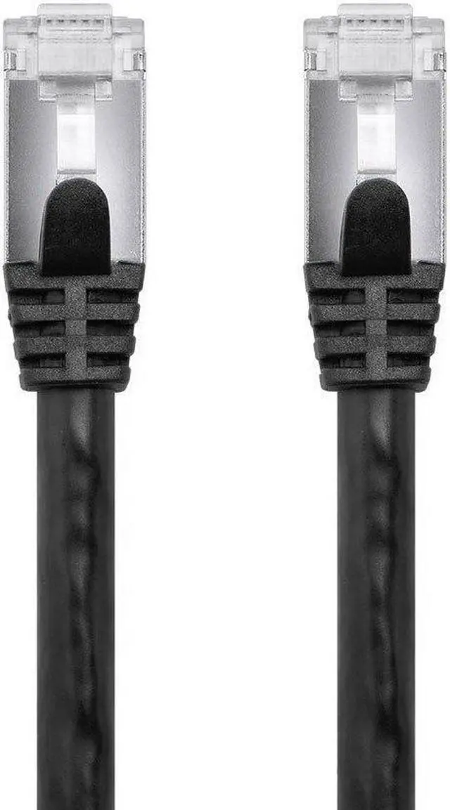 Alt view image 2 of 5 - Buhbo 5 ft CAT7 Shielded RJ45 Ethernet Network Snagless Cable 10Gbps 600 MHz (10-Pack) Multi-Color