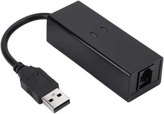 Alt view image 2 of 5 - 56K Dial Up USB Fax Modem V.92 USB External Modem Compatible with Win7 Win8 Win10 XP