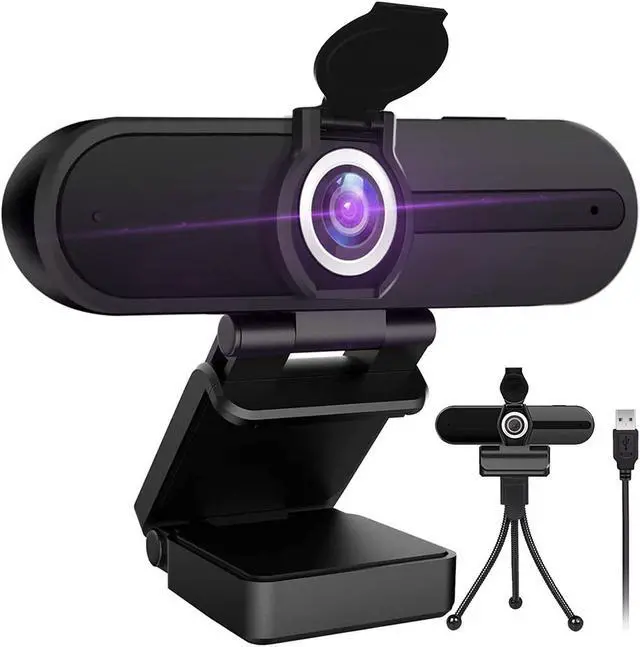 Main image of GoHZQ 4K Webcam with Microphone,8 Megapixel Web Cam,Ultra HD Web Camera for Computers,Webcam for Laptop Desktop,USB Webcam with Privacy Cover,Pro Streaming Webcam for Video Calling
