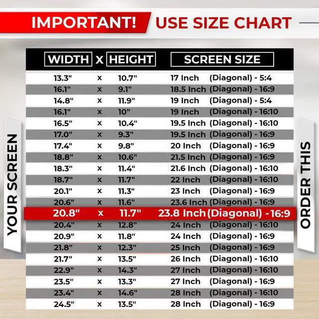 Alt view image 3 of 5 - SightPro 23.8 Inch 16:9 Computer Privacy Screen Filter for Monitor - Privacy Shield and Anti-Glare Protector