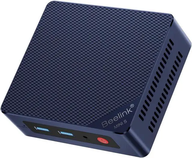 Main image of Beelink Mini PC, Mini S12 Mini Computer 12th Quad-Core N95, Desktop Computers 16G DDR4 RAM 500 SSD, Small PC 4K UHD Dual HDMI, Dual WiFi Gigabit Ethernet/BT4.0 for Office/Home/HTPC/Family-NAS/W-11 Pro