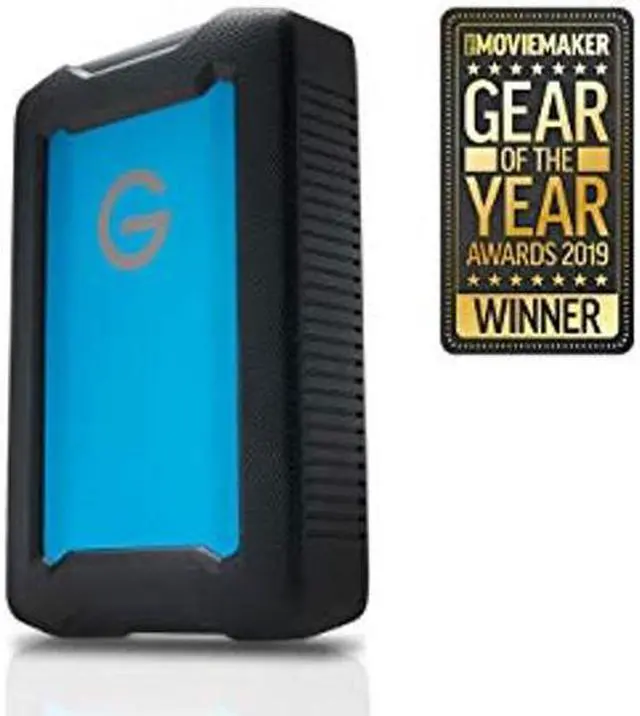 Alt view image 2 of 5 - G-Technology 5TB ArmorATD All-Terrain Rugged Portable External Hard Drive - USB-C, USB 3.1 Gen 1 - 0G10478-1