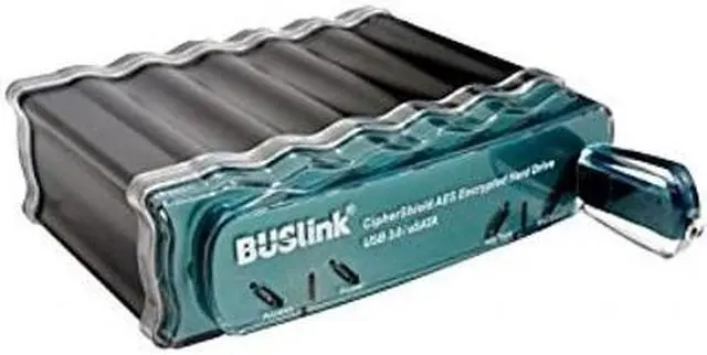 Main image of BUSlink CipherShield 5TB USB 3.0 AES 256-bit Encryption External Drive USB Bus Powered