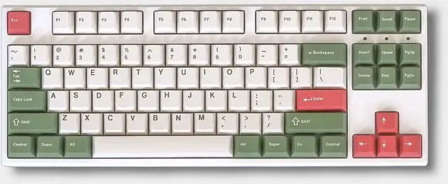 Alt view image 3 of 5 - Kono GMK Hanami Dango Keycap Set (Base) GMK Keycaps, TKL, ABS Plastic, Custom Keycaps 60 Percent, Keyboard Keycaps, Japanese Keycaps, Keyboard Caps, Keycaps for Mechanical Keyboards, Cherry Profile