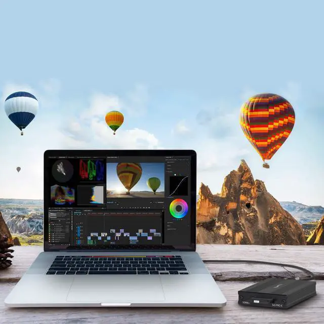 Alt view image 2 of 5 - Sonnet SxS PRO X Thunderbolt 3 Single-Slot Card Reader