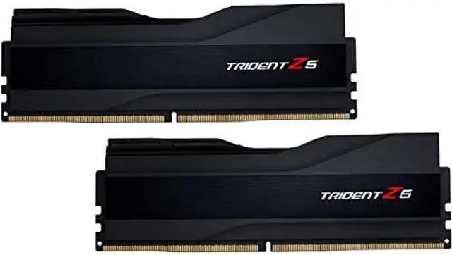 Main image of G.SKILL Trident Z5 Series (Intel XMP 3.0) DDR5 RAM 64GB (2x32GB) 6000MT/s CL32-38-38-96 1.40V Desktop Computer Memory UDIMM - Matte Black (F5-6000J3238G32GX2-TZ5K)