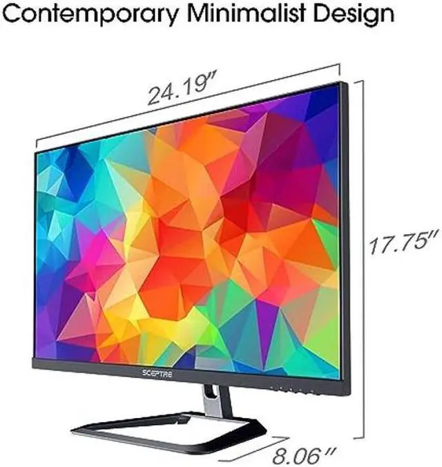 Alt view image 3 of 5 - Sceptre 4K IPS 27" 3840 x 2160 UHD Monitor up to 70Hz DisplayPort HDMI 99% sRGB Build-in Speakers, Black 2021 (U275W-UPT)