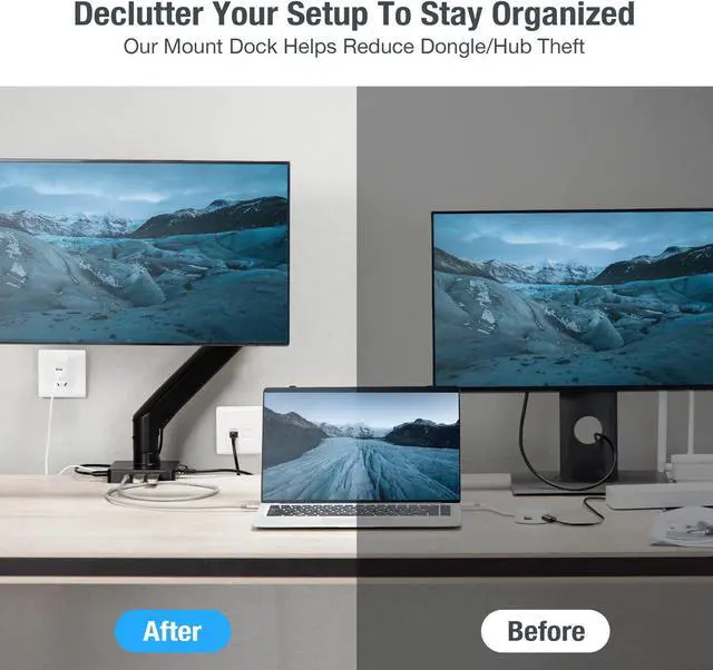 Alt view image 5 of 5 - AVLT Single Monitor Arm and AceProAV Mount Dock