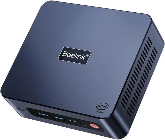Main image of Beelink U59 Mini PC with Intel N5105 4C/4T Turbo 2.9Ghz 8GB DDR4 500GB SSD, Triple 4K&Kodi Dual HDMI+Type-c, WiFi 5, Mini Computer, Dual LAN Ports, 4xUSB3.0, PD Charge, Dual Brand WiFi 5, Openwrt