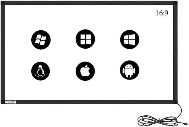 Main image of GreenTouch 40 inch Infrared Touch Overlay 10 Points IR Touch Frame with USB Interface Free-Drive Plug and Play
