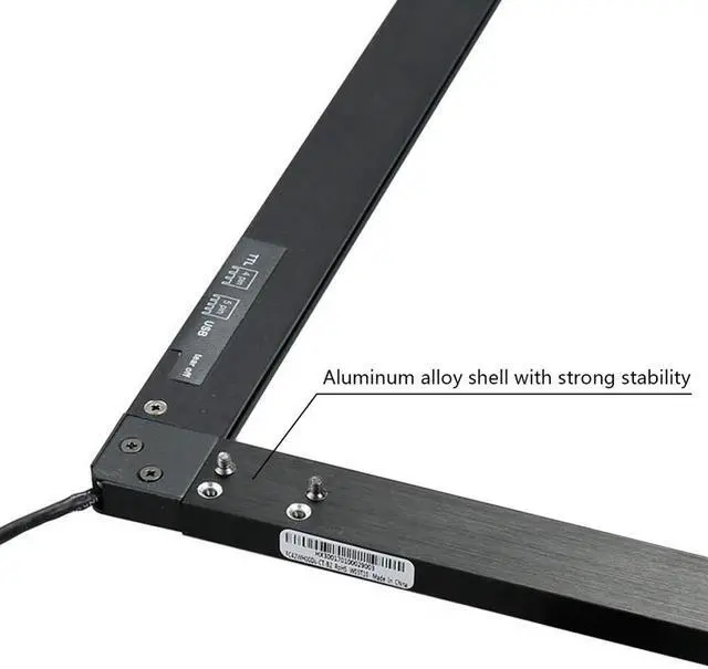 Alt view image 2 of 5 - GreenTouch 40 inch Infrared Touch Overlay 10 Points IR Touch Frame with USB Interface Free-Drive Plug and Play