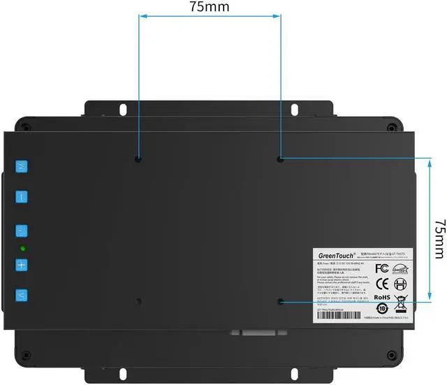Alt view image 3 of 5 - GreenTouch 8 Inch Open Frame 1024x600 HDMI PCAP Touch Monitors for Consumer, Retail POS, and Hospitality Markets