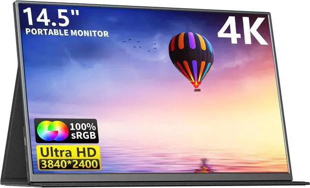 Main image of MAGICRAVEN 4K Portable Monitor, 14.5" IPS Laptop Screen, Slim Lightweight 1500:1 Dual USB C HDMI Gaming Display with Speakers, Travel Monitor for PC Phone PS5/4 Xbox Switch