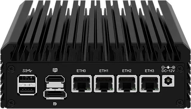 Main image of MOGINSOK 2.5GbE Linux Firewall Micro Appliance Celeron N5105 4xIntel I226 Nic Firewall Router PC Barebone No Ram No SSD AES-NI