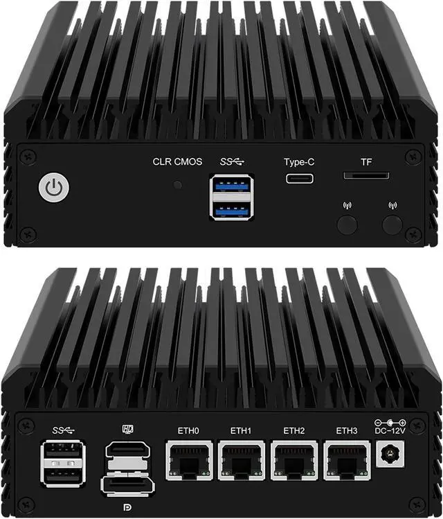 Alt view image 2 of 5 - MOGINSOK 2.5GbE Linux Firewall Micro Appliance Celeron N5105 4xIntel I226 Nic Firewall Router PC Barebone No Ram No SSD AES-NI