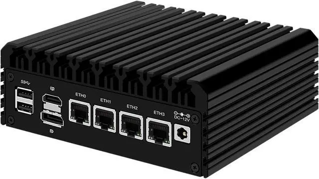 Alt view image 4 of 5 - MOGINSOK 2.5GbE Linux Firewall Micro Appliance Celeron N5105 4xIntel I226 Nic Firewall Router PC Barebone No Ram No SSD AES-NI