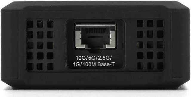 Alt view image 5 of 5 - OWC Thunderbolt 3 10G Ethernet Adapter, for High-Speed Network Connections, RJ45 port supports 10Gb/s, 5Gb/s, 2.5Gb/s, 1Gb/s and 100Mb/s Base-T, Compatible with Thunderbolt 3 or Thunderbolt 4 ports