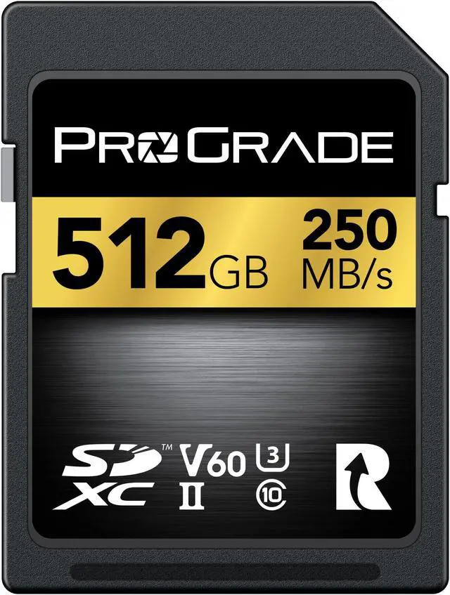Main image of Prograde Digital SD UHS-II 512GB Card V60 -Up to 130MB/s Write Speed and 250 MB/s Read Speed | for Professional Vloggers, Filmmakers, Photographers & Content Curators