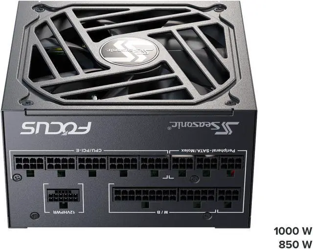 Alt view image 5 of 5 - Seasonic Focus GX-1000 ATX 3.0 1000W Gold Power Supply Unit