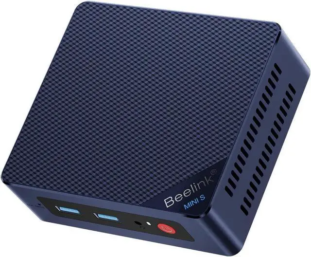 Main image of Beelink Mini PC, Mini S12 Mini Computer 12th Gen Quad-Core N100, Desktop Computers 16G DDR4 RAM 500G SSD, Small PC 4K UHD Dual HDMI, Dual WiFi/Gigabit Ethernet/BT5.2 for Office/Home/HTPC/NAS/W-11 Pro