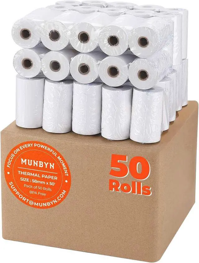 Alt view image 3 of 5 - MUNBYN POS Touch Screen Monitor 17-inch 400 nits Flat Capacitive LED Touchscreen Monitor POS System and 2 1/4 x 50ft Thermal Paper (50 Rolls)