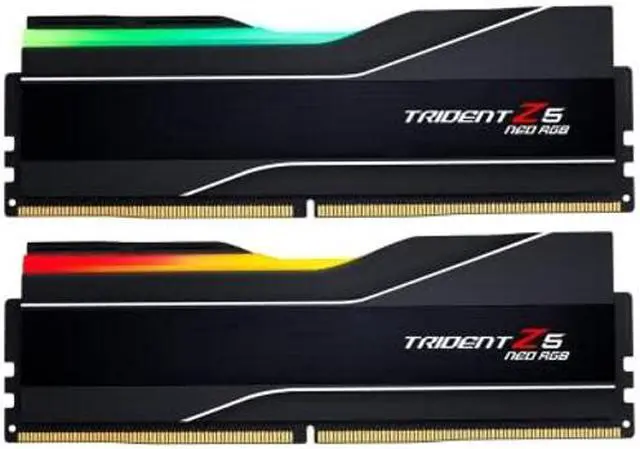Main image of G.SKILL Trident Z5 Neo RGB Series (AMD Expo) DDR5 RAM 96GB (2x48GB) 5600MT/s CL40-40-40-89 1.25V Desktop Computer Memory UDIMM - Matte Black (F5-5600J4040D48GX2-TZ5NR)