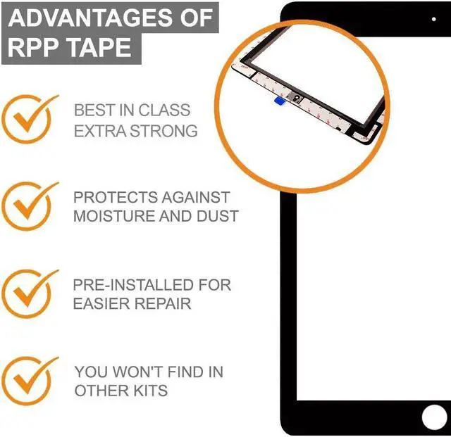 Alt view image 5 of 5 - RepairPartsPlus for iPad Pro 11 1st Gen 2018 | 2nd Gen 2020 Screen Replacement Assembly LCD Display Touch Digitizer Premium Kit (11 inch, A1934 | A1980 | A2013| A2068 | A2228 | A2230) + Tools,Adhesive