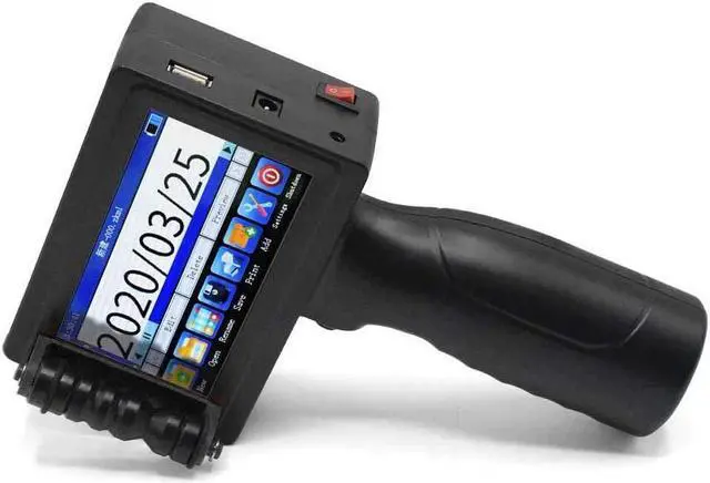 Main image of TOAUTO Portable Intelligent Upgraded Handheld Inkjet Printer HP-003 with 3.7 Inch LED Touch Screen Quick-Drying Inkjet Coding Machine for Code Date Label (Support 14 Languages & 3 Print Precision)