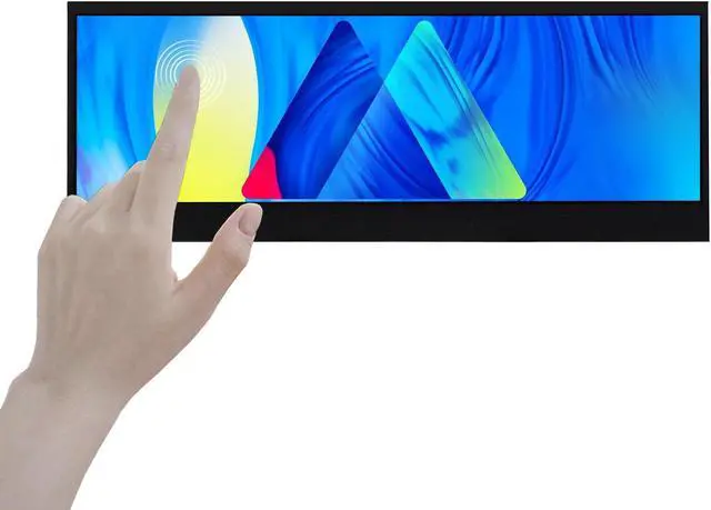 Main image of VSDISPLAY 14'' 14 Inch 3840x1100 IPS LCD Touchscreen 4K Display with Type-C Video Input and Dual Speakers,for DIY Stretched Bar LCD/Laptop Second Monitor