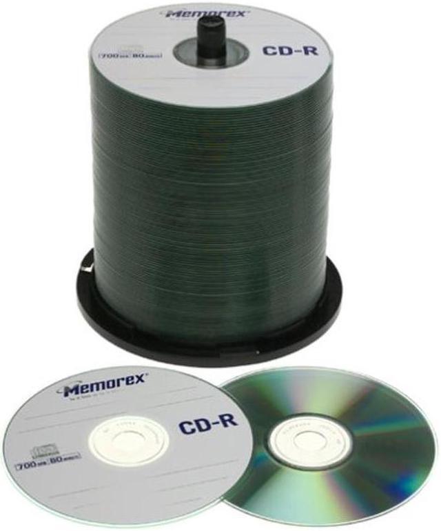 Alt view image 2 of 2 - Memorex 700MB/80-Minute 52x CD-R Media 100-Pack Spindle