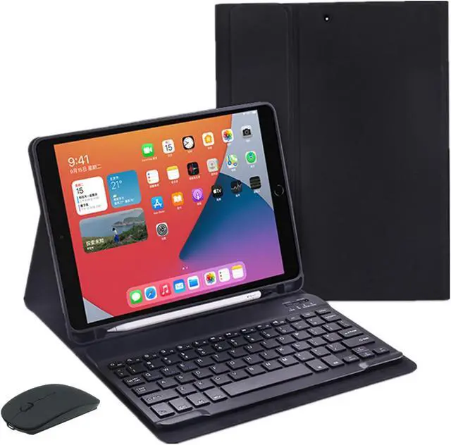 Main image of with Mouse Keyboard case for Galaxy Tab A9+ /Tab A9 Plus 11 inch, 2023 Release Model SM-X210/X215/X216 Magnetic Detachable Bluetooth Keyboard Color KeyBlack