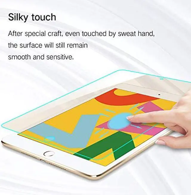 Alt view image 5 of 5 - PERFECTSIGHT Anti Blue Light Screen Protector compatible with iPad 10.2-Inch, 2021/2020/2019 Model, 9/8/7 Generation, [HD Clear Medical Device] Filter 6 Radiations Eye Protection Tempered Glass