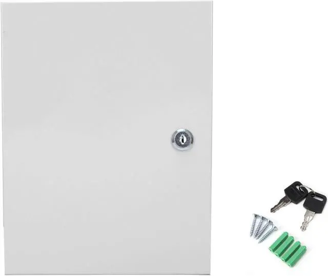 Alt view image 2 of 5 - Metal Power Supply Box, 12V 10A 9CH UPS PWM Access Control Box with Delayed Power Off Function